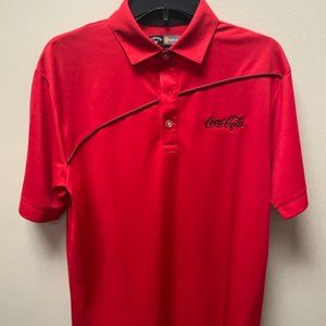 Coca Cola red polo